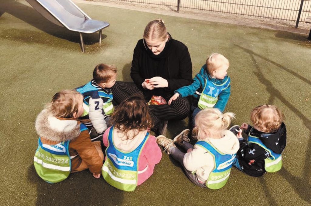 buiten spelen kinderopvang Groningen centrum MoreThanKidz